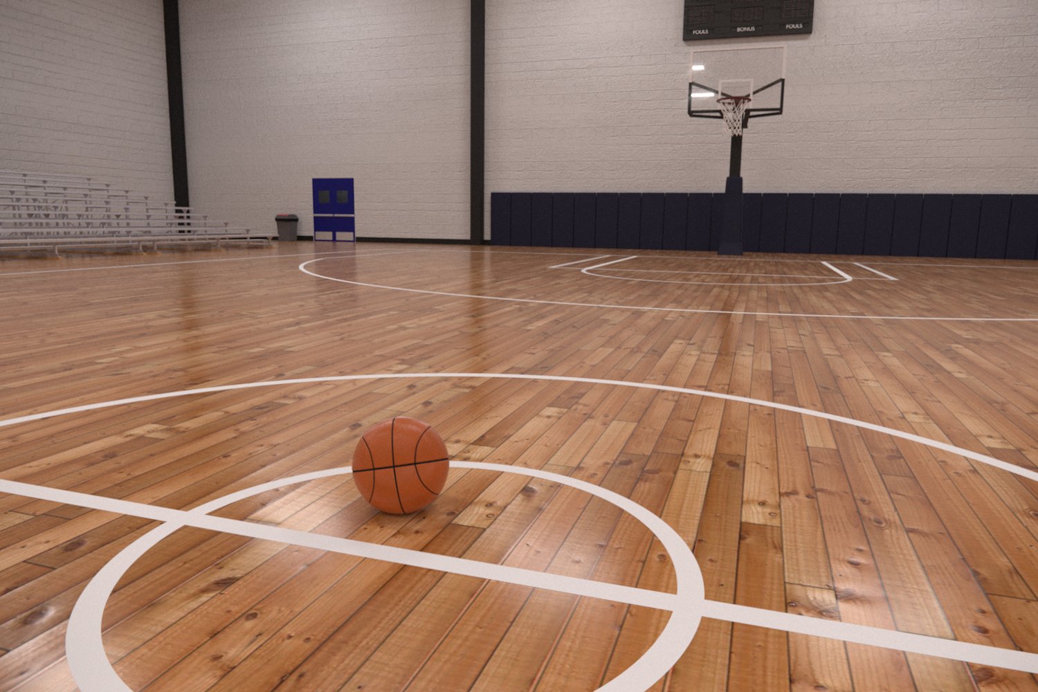 Basketball Court 4k